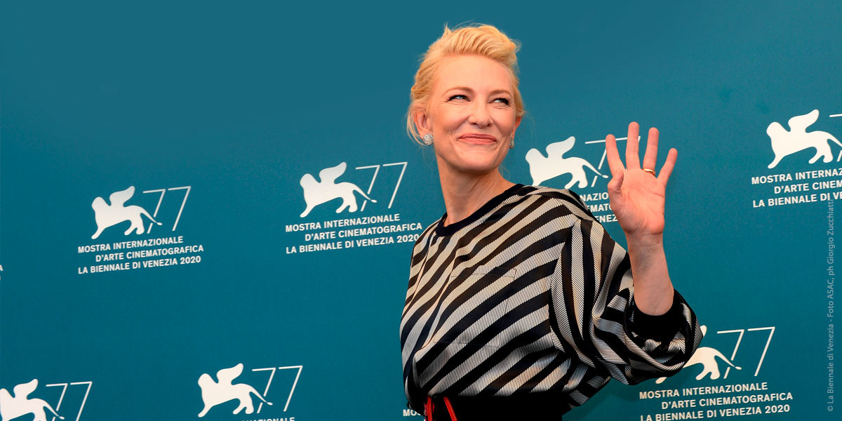 Cate Blanchett, presidentessa di giuria del Festival di Venezia 2020 criticata da Paolo Del Brocco di Rai Cinema