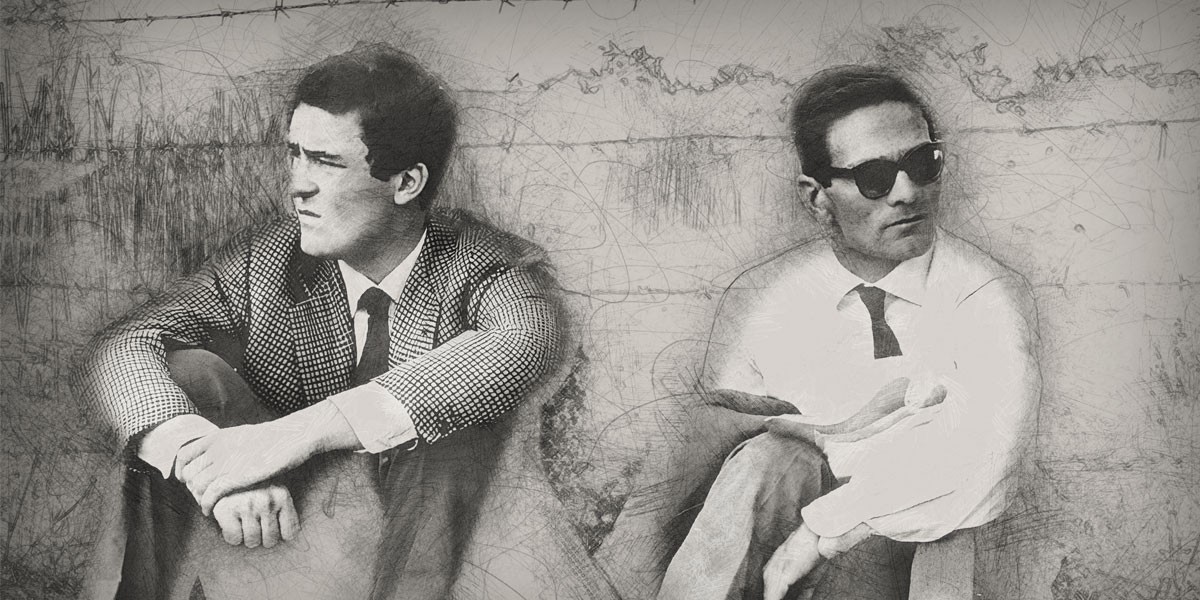 Bertolucci e pasolini amicizia